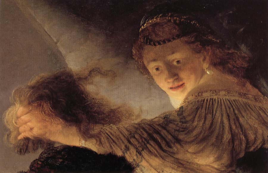 Rembrandt van rijn Details of the Blinding of Samson